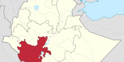 Карта Южной Эфиопии