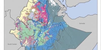 Карта почвенная карта Эфиопии